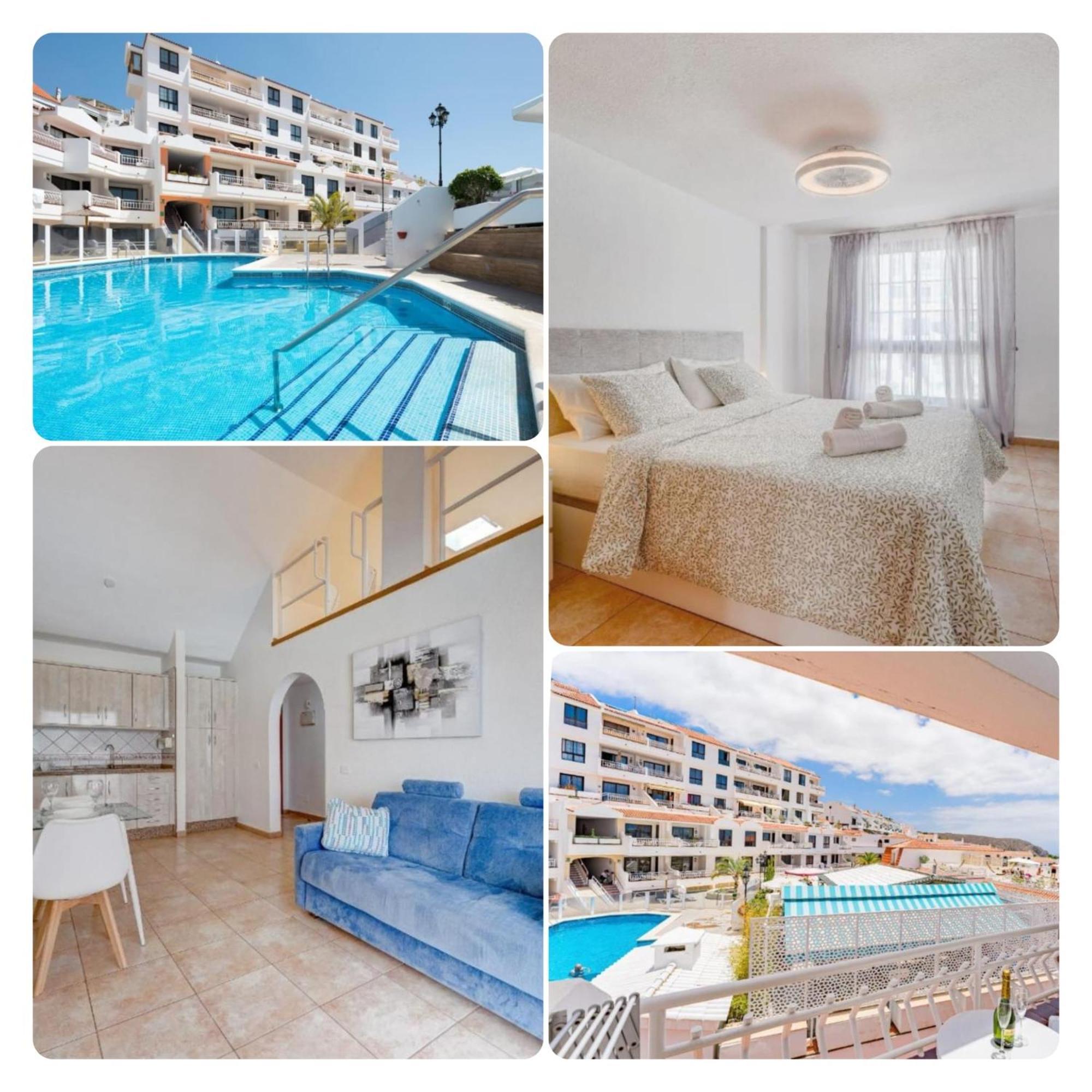 Pretty 1B Apartment In Diamantes 2, Heated Pool Los Cristianos  Esterno foto